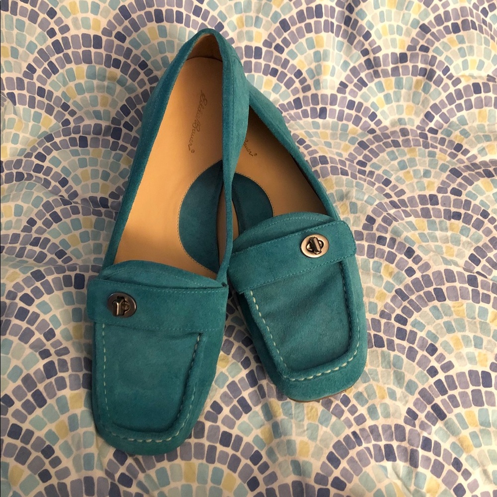 Eddie Bauer Size 11 Turquoise Loafers